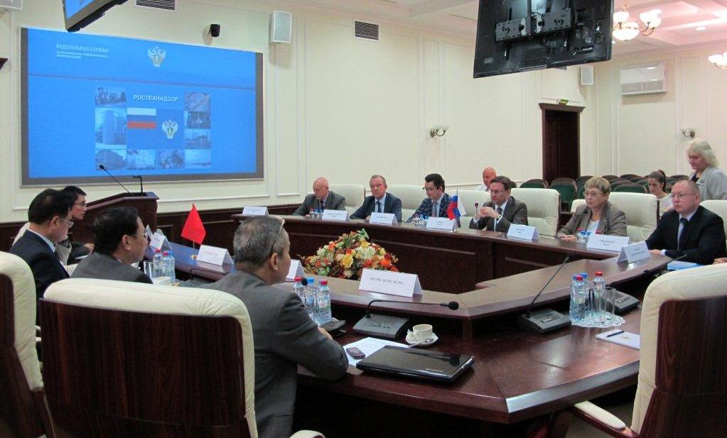 Delegation of the Vietnam Agency for Radiation and Nuclear Safety visited Rostechnadzor
